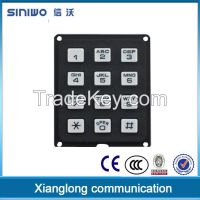 Plastic 12 Keys Numeric Keypad Door Access Control Keypad