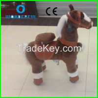 amusement park children game pony riding animal