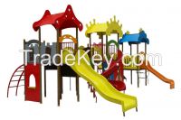 Multifunctional outdoor playground equipment