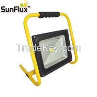 Portable 50w rechargeable led flood light