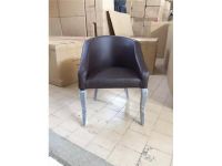 WD083 # modern design hotel bedroom leisure steel leather chair  From China