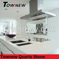 Luxury home kitchen tops made in china use high quality quartz stone 