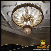 Luxury Hotel project Stainless steel crystal chandelier (KA777-D920)