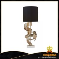 Project marble base stainless steel table light (MT0001)