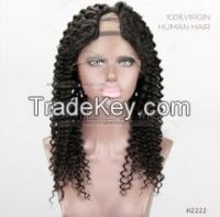 U Part Wig 18inch Natural Color Carola Curl