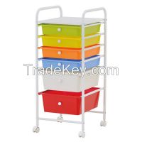 5 Tier Storage Drawer Trolley