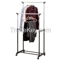 Double Bar Clothing Rack