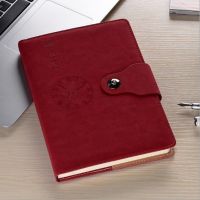 PU Leather Functional Notepad Embossed Logo Promotional Business Notebook