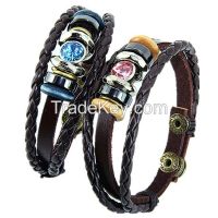 Couples Bracelets Braided Leather Bracelets Ethnic Bracelet