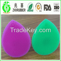 silicone wash  face cosmetic  brush  manufacturer in china
