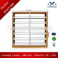 On promotion steel libiary shelf, metal book rack cabinet from luoyang factory