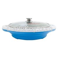 Digtal readout tempetature control electric flat pan