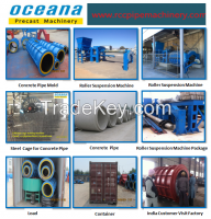 Roller Suspension Concrete Pipe Making Machine