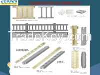 plastic mould for Road foundation guardrails