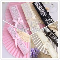 Beautiful and Cheap Gift Souvenir Wedding Fan Silk Hand Fan