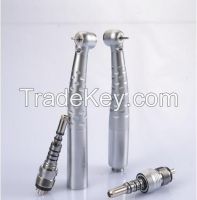 Quick Coupling Fiber Optic LED Light Dental Turbine (Red-TUQL)