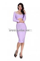 Pretty style two piece winter cocktail party dresses wholesale dresses new fashion 