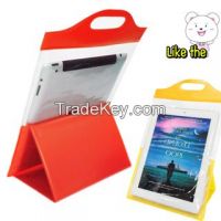 The best selling PVC waterproof bag with stand for ipad