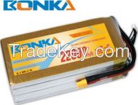 UAV lipo battery Bonka-22000mah-2S1P-25C