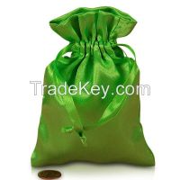 Lime Satin Rosary Pouch online
