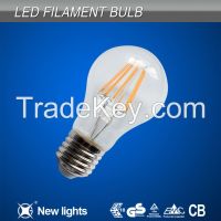 A60 E27 Led Bulb 4W 6W 8W Filament Led with IC Driver