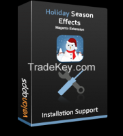 Magento Holiday Season Effects Extension - Store