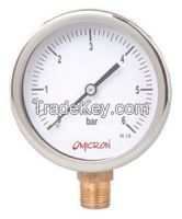 PGSB : Stainless Steel Pressure Gauge With