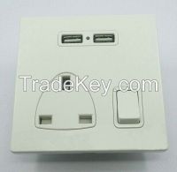 wall socket with USB wall socket