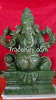 EMERALD GANESH STATUE