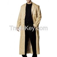 LONG MENS LAMB LEATHER MADE COAT