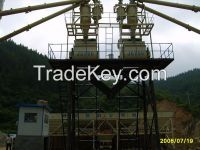 stationary concrete batching plant