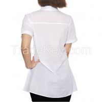 Flanging short-sleeved shirt