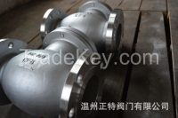 ANSI /JIS /  Flanged swing type check valve ,WCB/CF8/CF8M