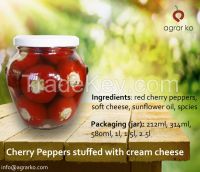 Cherry Peppers stuffed with Cheese or Tunafish  From Macedonia