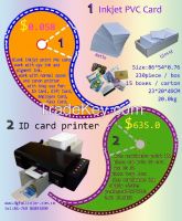 Free Samples Hot Sell Blank Inkjet PVC ID Cards for Wholesale Price