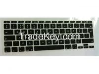 Silicone keyboard cover for MacBook Air 11"/13", MacBook pro 13"/15", MacBook Retina 13"/15" for EURO