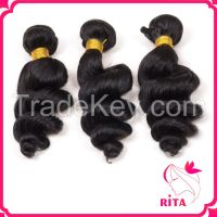 Virgin Brazilian Human Hair Unprocessed Loose wave Hair Weave &Human Hair Extension