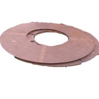 Kiln tail baffle plate of rotary kiln