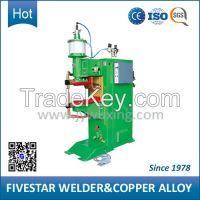 Spot welding machine for steel/carbon material