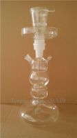 height:245cm clear glass hookah with leather package