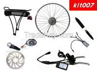 Electric bicycle kits with disc brake and LCD display