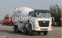 2015 SINOTRUK HOHAN 6-10 CBM 8x4 cement truck/concrete mixer truck