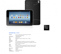 Tablet Quad Core K10
