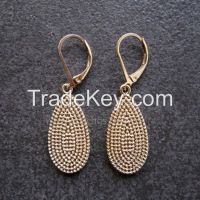 Retro Style Brass Alloy Owls Shape Hooped Earrings