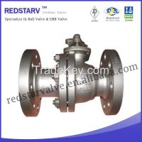 Cast Steel 2PC Floating Ball Valve