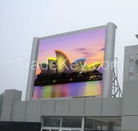 high brightness led display used in builing advertisng 