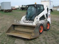 Used 750kg 50hp WS50 Bobcat Skid Steer Loader With Outside Operating Backhoe