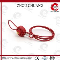 Wheel Type Cable Lockout with Three Colors and Sizes