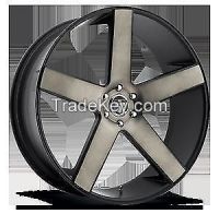 24&quot; DUB Baller Rims Black CONCAVE Wheels Tires