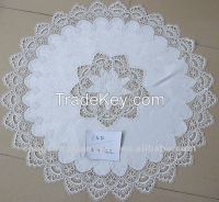 Embroidery lace table cloth From China
